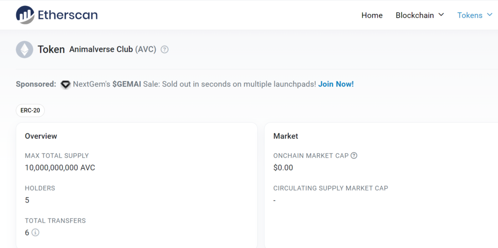 Animalverse Club (AVC)