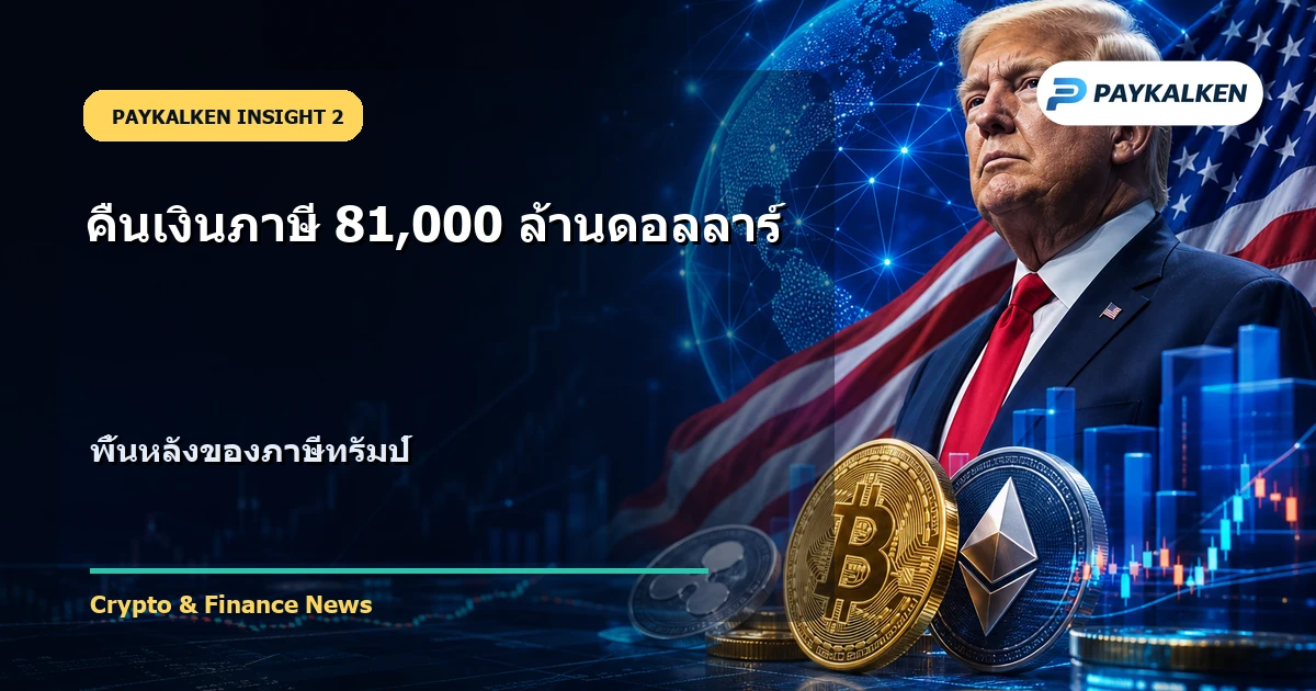 ภาพพื้นหลังภาษีทรัมป์