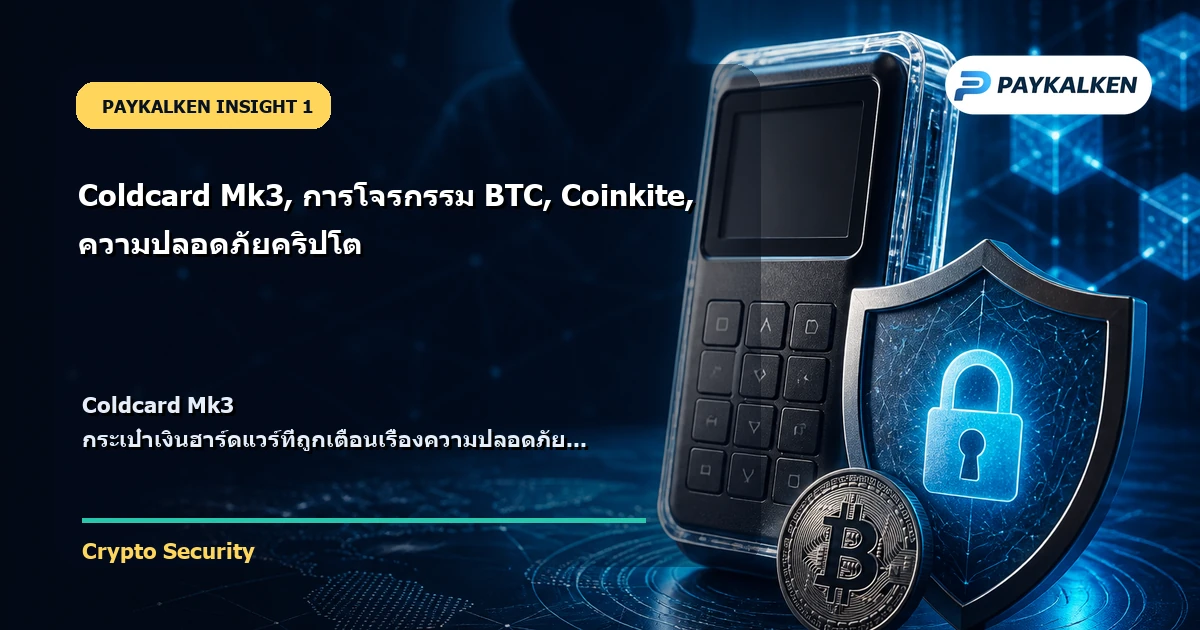 ภาพ Coldcard Mk3