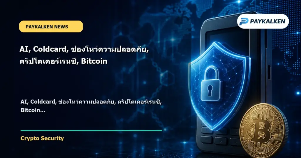 Cover image for AI, Coldcard, ช่องโหว่ความปลอดภัย, คริปโตเคอร์เรนซี, Bitcoin