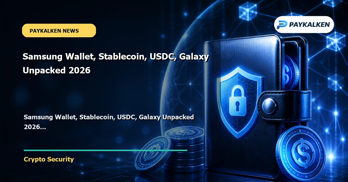 Cover image for Samsung Wallet, Stablecoin, USDC, Galaxy Unpacked 2026