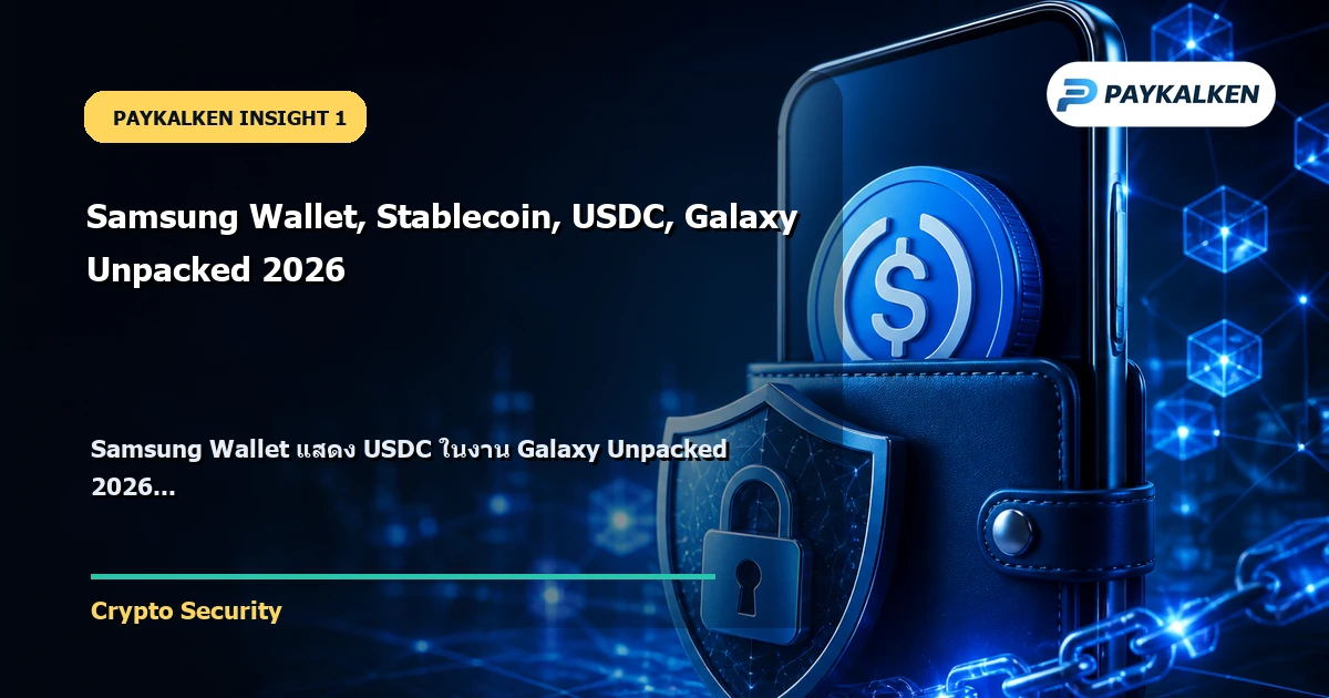 Samsung Wallet แสดง USDC