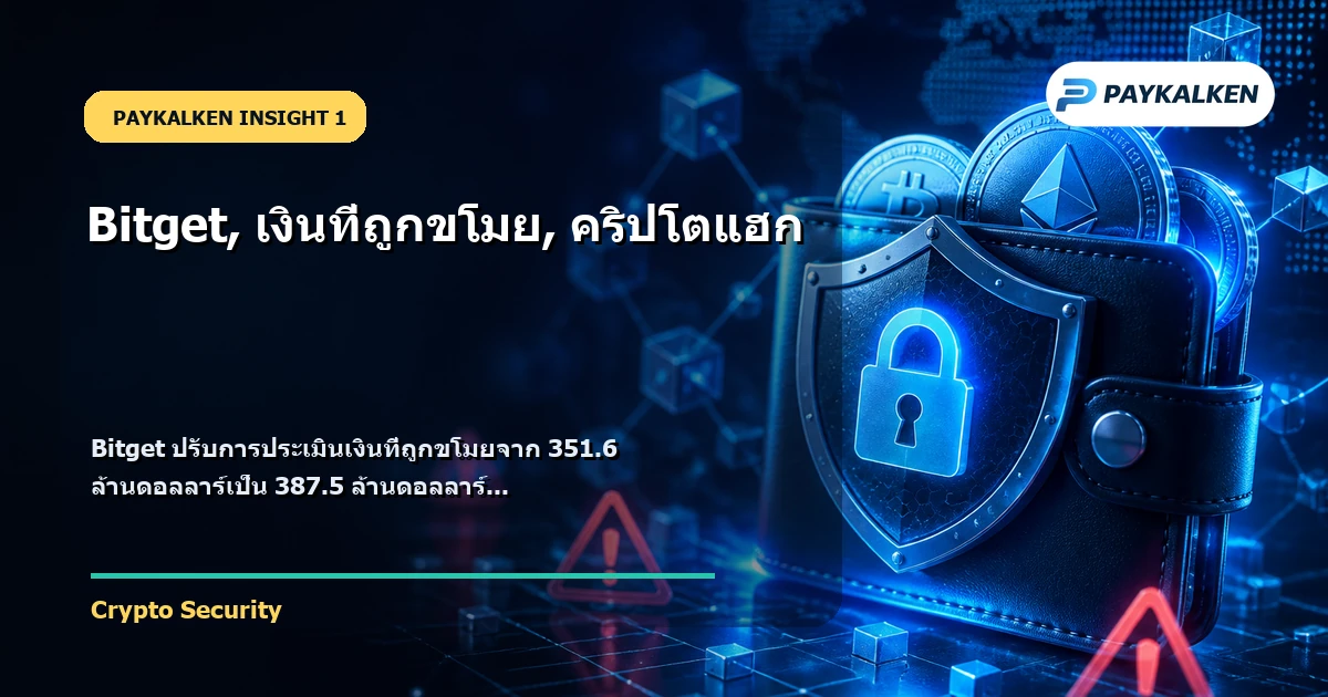 Bitget ปรับการประเมินเงินที่ถูกขโมย